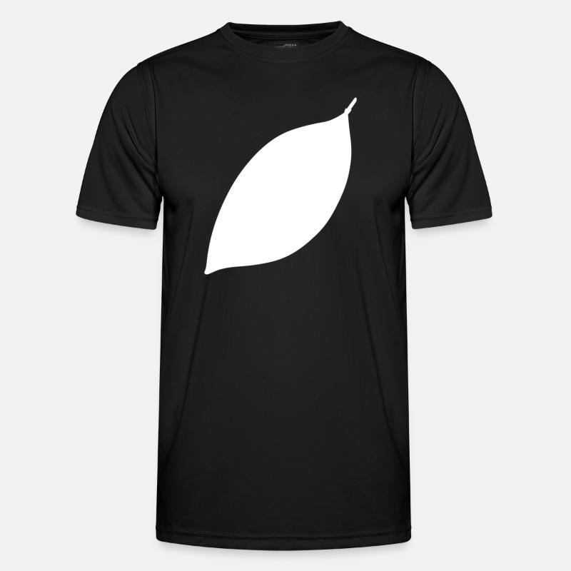 Leaf Symbol Shape Nature - Men's Functional T-Shirt - black