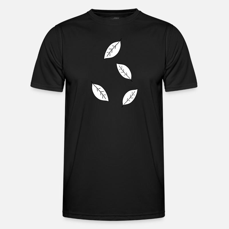 vier Blätter blatt symbol Männer Funktions-T-Shirt