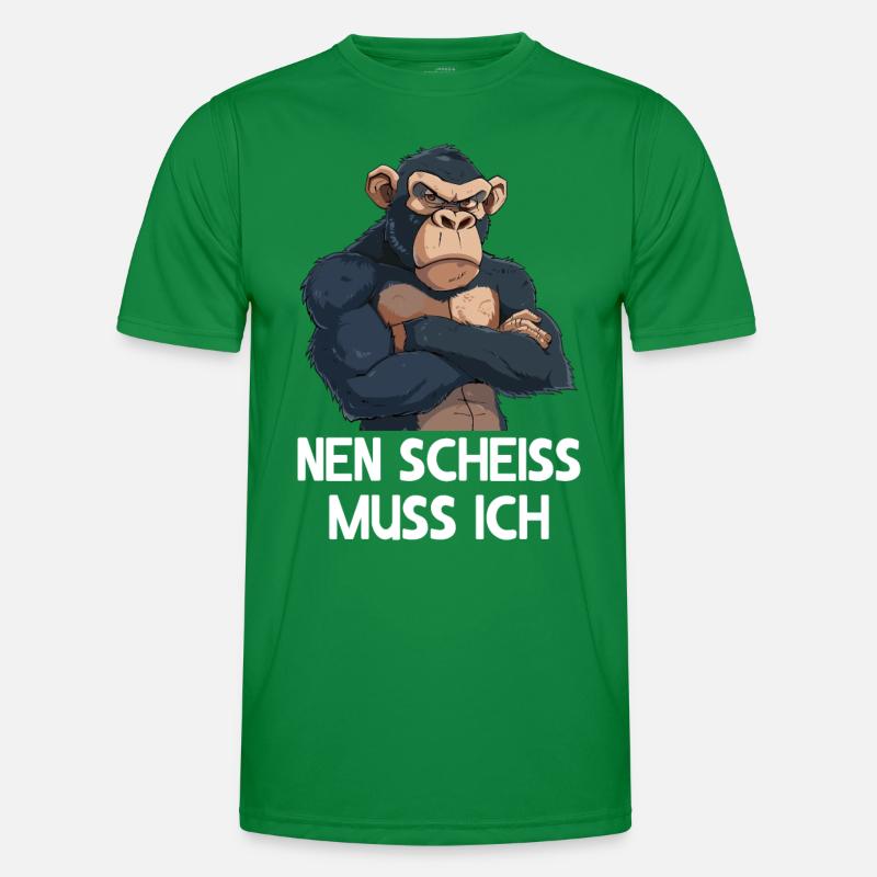 Singe chimpanzé primate je dois baiser T-shirt sport Homme