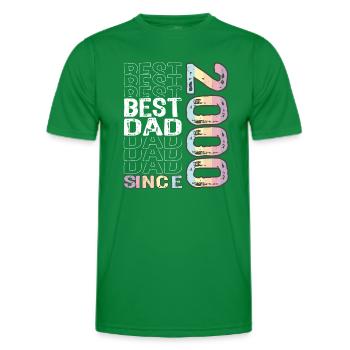 Bester Papa der Welt seit 2000 Vatertag - Männer Funktions-T-Shirt - Kelly Green - Vorne - AI Model Male 178 dark (178cm)