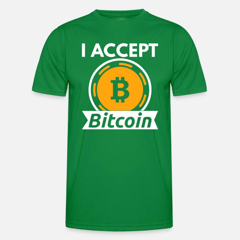 J’accepte Bitcoin - Crypto T-shirt sport Homme