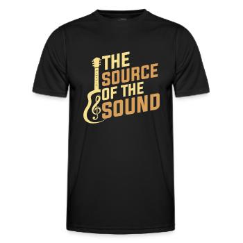 Die Quelle Des Klangs - Männer Funktions-T-Shirt - Schwarz - Vorne - AI Model Male 178 dark (178cm)