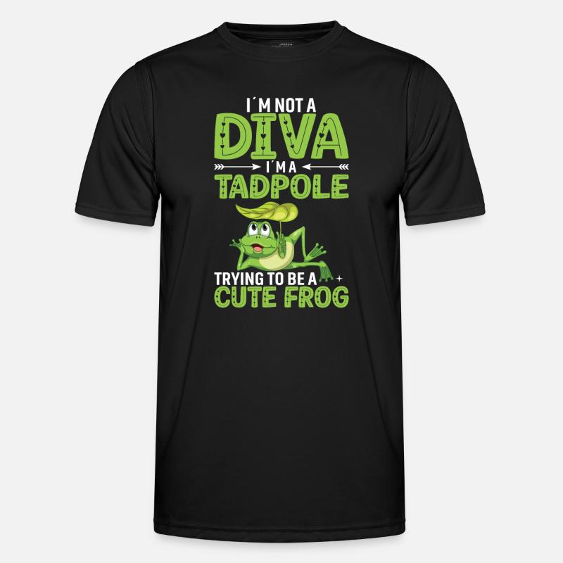 Ich Bin Keine Diva. Ich Bin Eine Kaulquappe Männer Funktions-T-Shirt