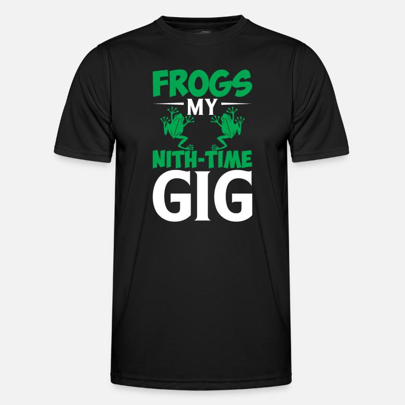 Frösche My Nith-Time Gig Männer Funktions-T-Shirt