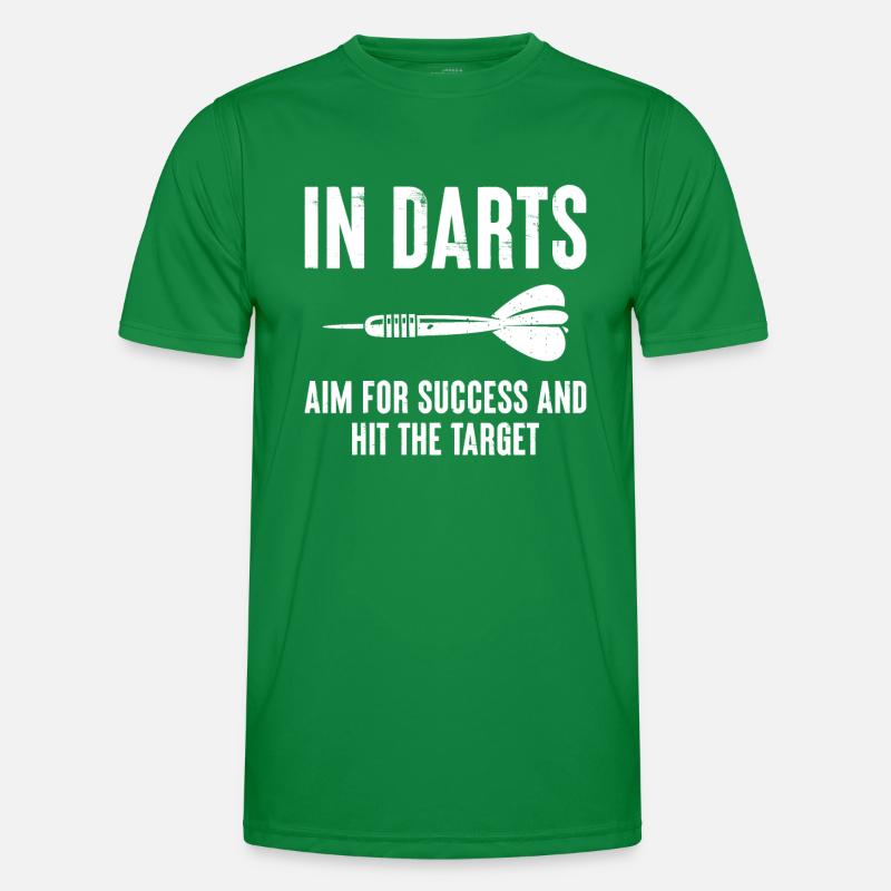 Dans les fléchettes, visez le succès et atteignez la cible T-shirt sport Homme