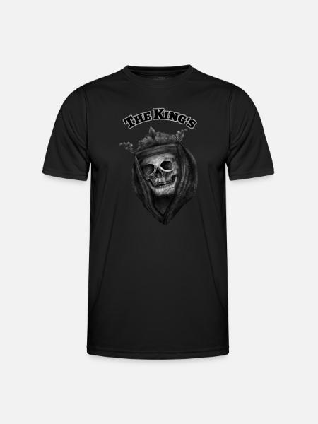 The king's - Ghostface - Männer Funktions-T-Shirt - Schwarz