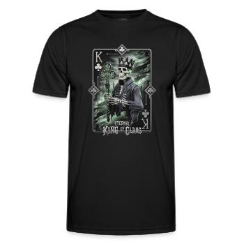 Eternal King of Clubs - Men's Functional T-Shirt - black - Front - AI Model Male 178 dark (178cm)