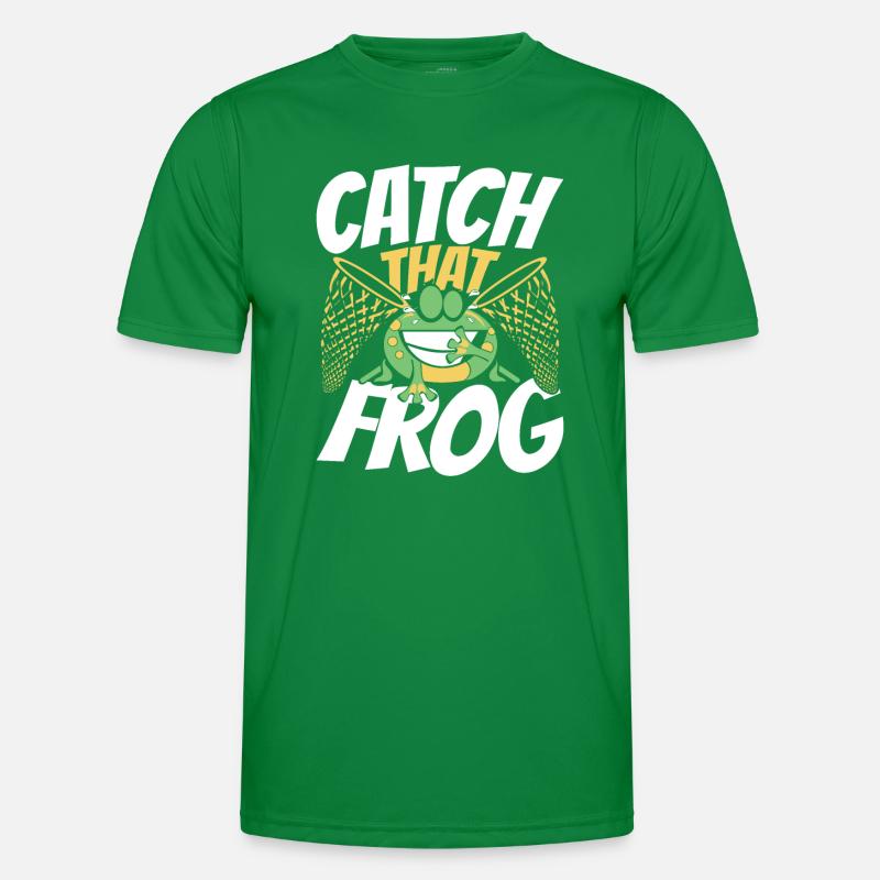 Catch That Frog Tree Frog Toad Tadpole Men's Functional T-Shirt