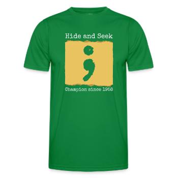 Hide And Seek Champion Since 1958 Developer - Männer Funktions-T-Shirt - Kelly Green - Vorne - AI Model Male 178 dark (178cm)