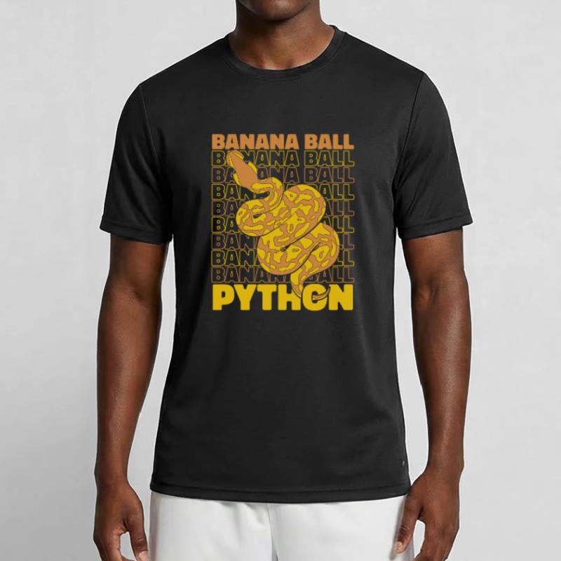 Banana Ball Python Schlange Python Banana Ball Männer Funktions-T-Shirt
