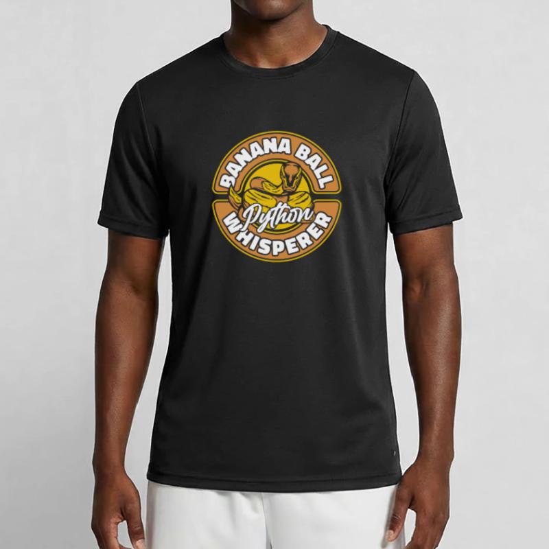 Banana Ball Python Whisperer Python Banana Ball Männer Funktions-T-Shirt
