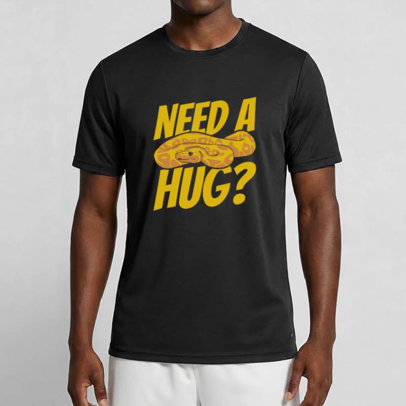 Need A Hug Python Snake Python Breeder Banana Men's Functional T-Shirt