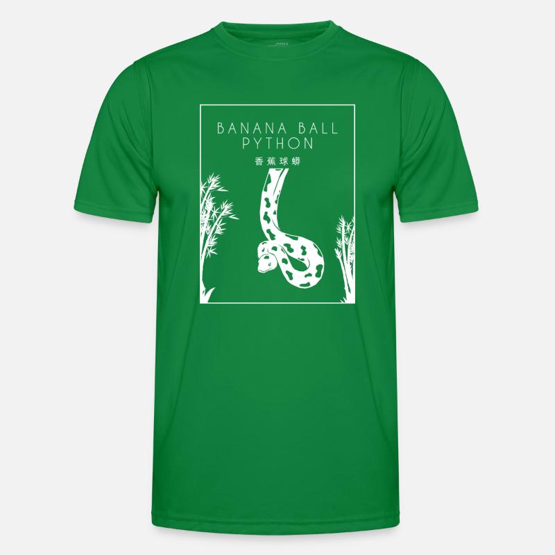 Boule de banane Python Hanzi Chinois Hanzi Snake Banane T-shirt sport Homme
