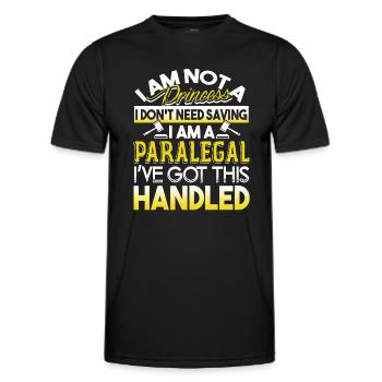Paralegal Paralegal Got This Handled - Men's Functional T-Shirt - black - Front - AI Model Male 178 dark (178cm)