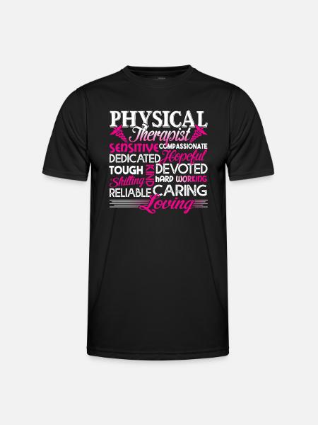 Physical Therapist Physical Therapist Loving - Men's Functional T-Shirt - black