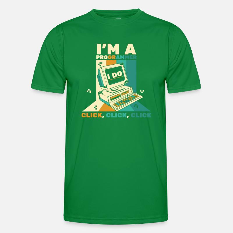 I'm A Programmer Click Softwareingenieur Coder Männer Funktions-T-Shirt