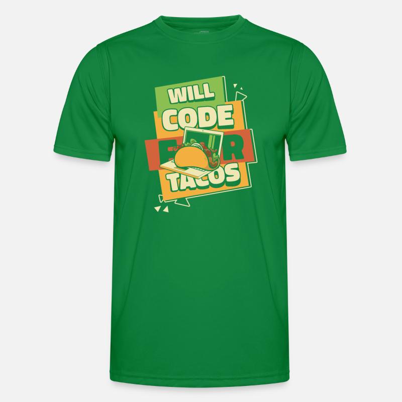 Will Code pour Tacos Développeur Codeur Programmeur T-shirt sport Homme