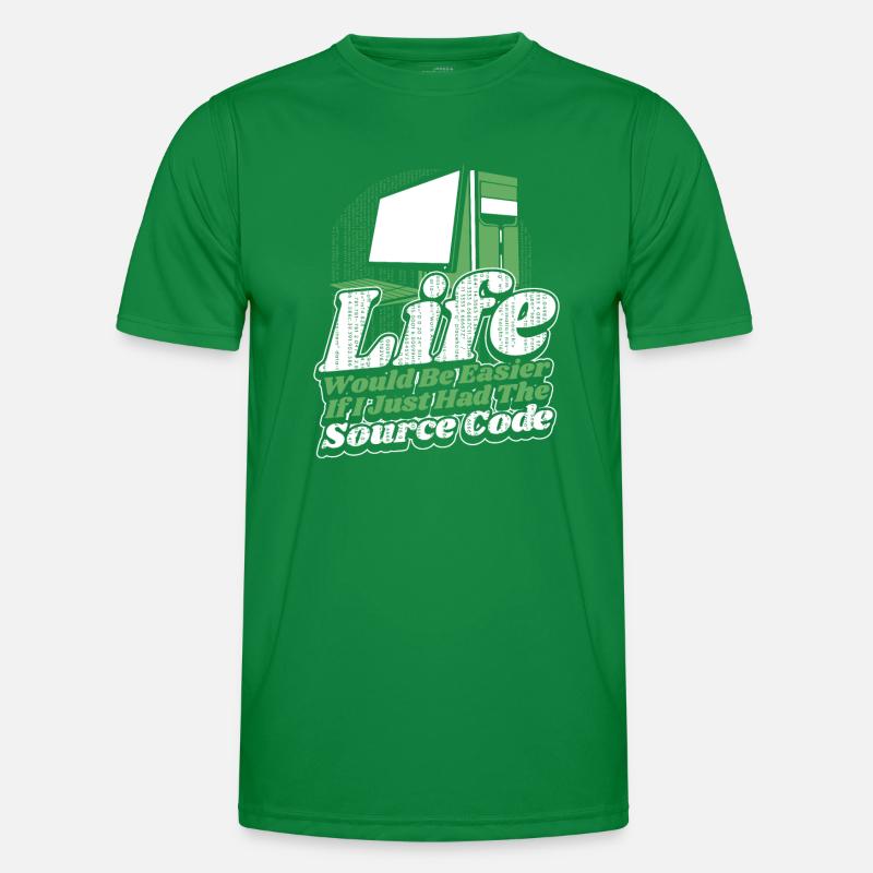 Life Would Be Easier Developer Coder Programmierer Männer Funktions-T-Shirt