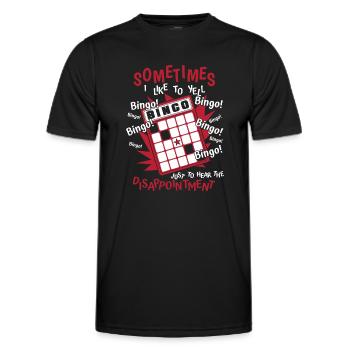 Juste pour entendre la déception Caller Daubers - T-shirt sport Homme - noir - Devant - AI Model Male 178 dark (178cm)