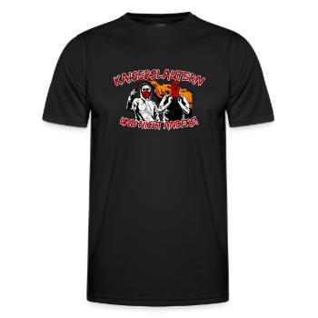 Kaiserslautern und nicht anders UPDATE - Männer Funktions-T-Shirt - Schwarz - Vorne - AI Model Male 178 dark (178cm)