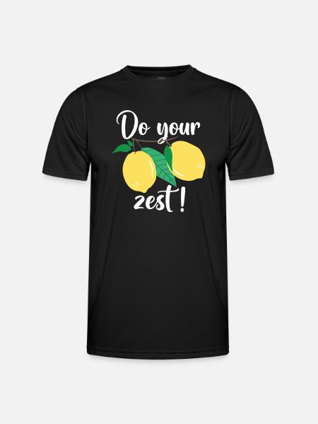 Faites votre zeste - T-shirt sport Homme - noir