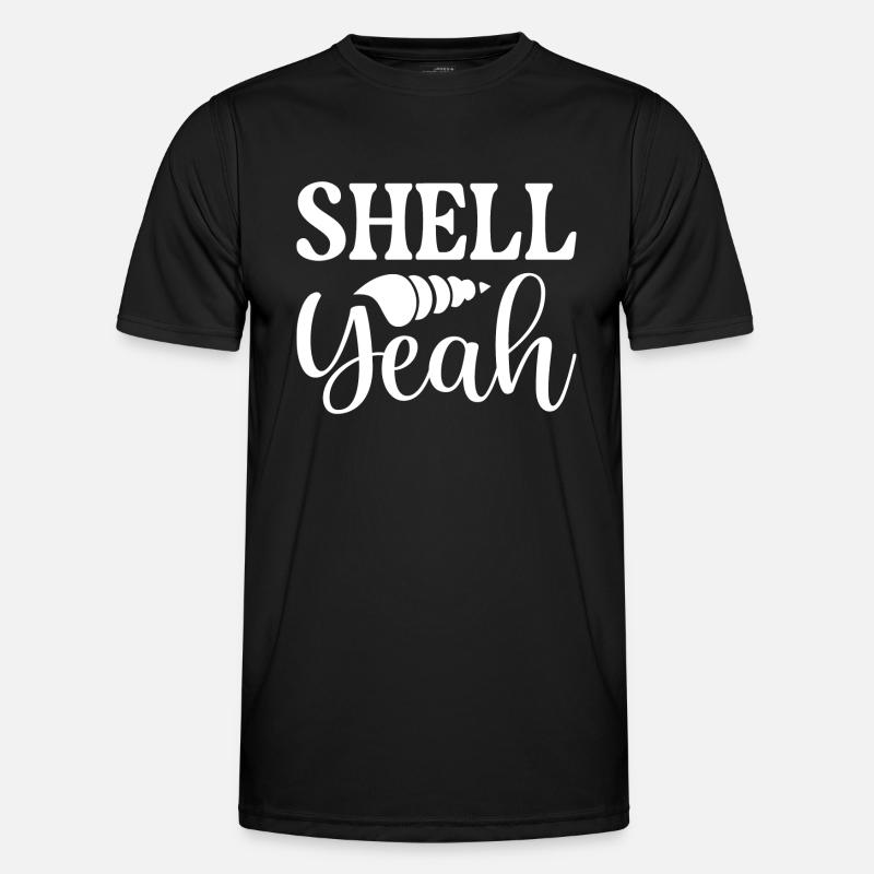Shell Yeah - Men's Functional T-Shirt - black