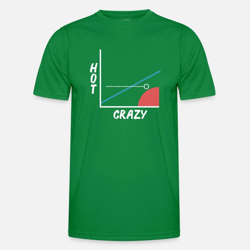 Crazy Hot Scale - Graphics - Graph - Barny Men's Functional T-Shirt