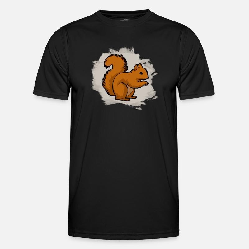 squirrel - Men's Functional T-Shirt - black