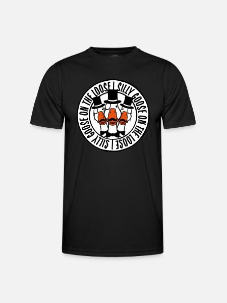 goose on the loose - Men's Functional T-Shirt - black