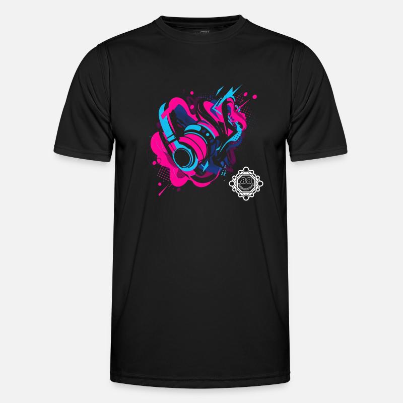 Musik 2 Männer Funktions-T-Shirt