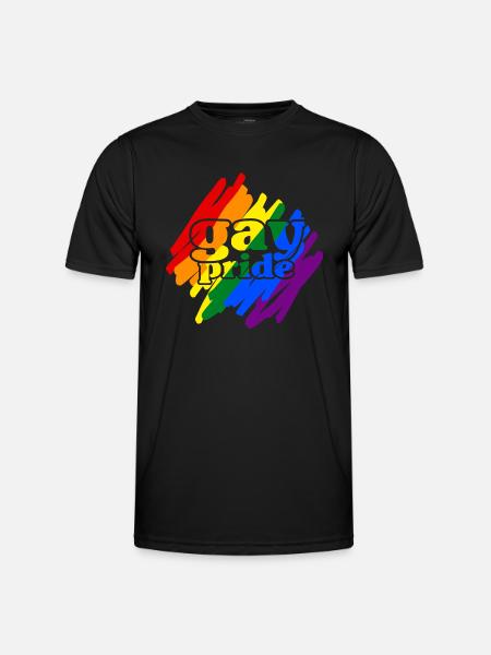 Gay__N006 - Men's Functional T-Shirt - black