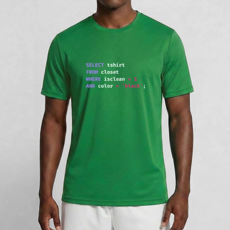 Programmierer Datenbank Wissenschaft Software Coder Lustig Männer Funktions-T-Shirt