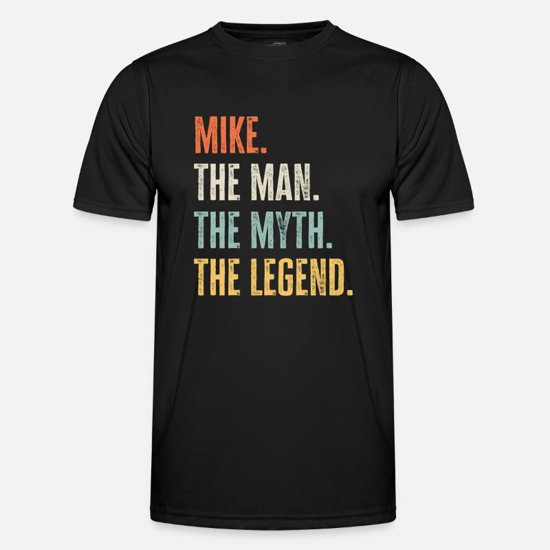 Mike, Mann Mythos Legende, lustig Bester Name Mike Männer Funktions-T-Shirt