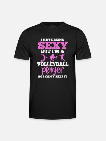 Volleyball players - Men's Functional T-Shirt - black