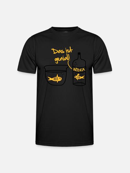 Goldfish vodka Conception - T-shirt sport Homme - noir