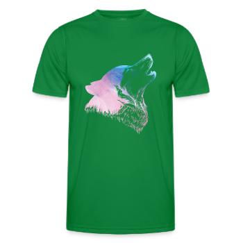 Husky - T-shirt sport Homme - vert - Devant - AI Model Male 178 dark (178cm)