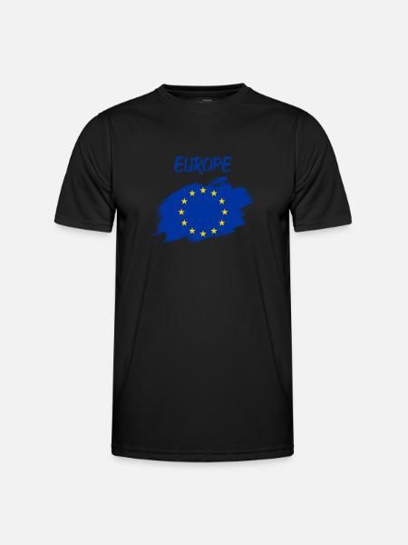 Europe Union européenne - T-shirt sport Homme - noir