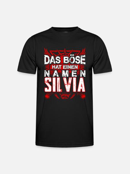 SILVIA - böse - Männer Funktions-T-Shirt - Schwarz