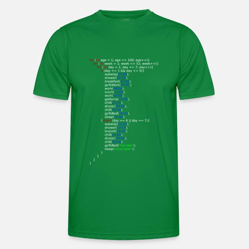 Ma vie - Java Code T-shirt sport Homme