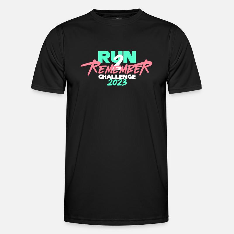 Run2Remember - Men's Functional T-Shirt - black
