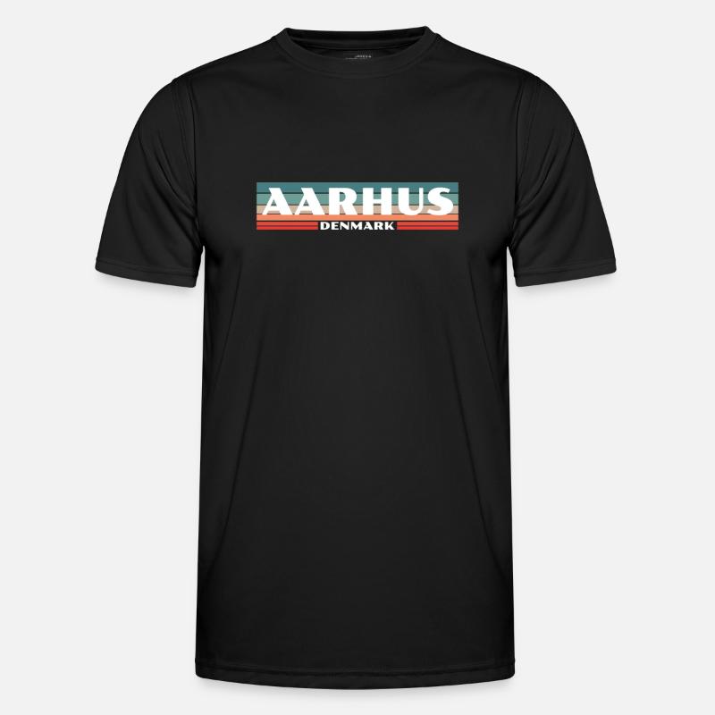 Aarhus Danemark Danemark Danois Fier Danois T-shirt sport Homme