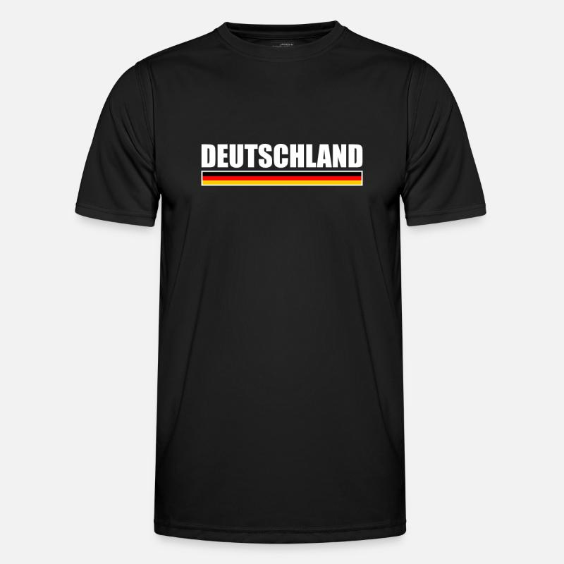 Germany German Flag German - Men's Functional T-Shirt - black