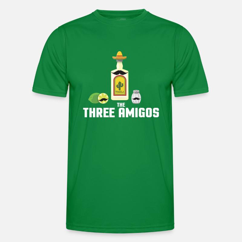THE THREE AMIGOS Männer Funktions-T-Shirt