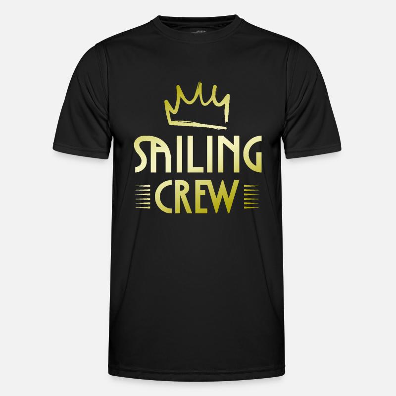 Sailing Crew - Men's Functional T-Shirt - black