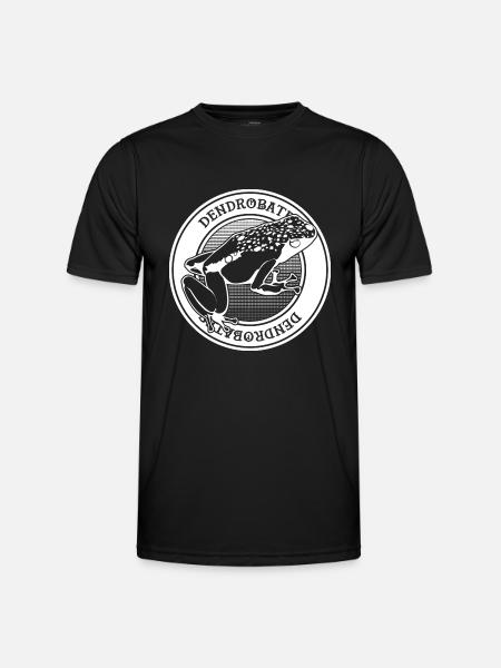 Dart Frosch Tattoo Stil Dendrobates Tinctorius - Männer Funktions-T-Shirt - Schwarz