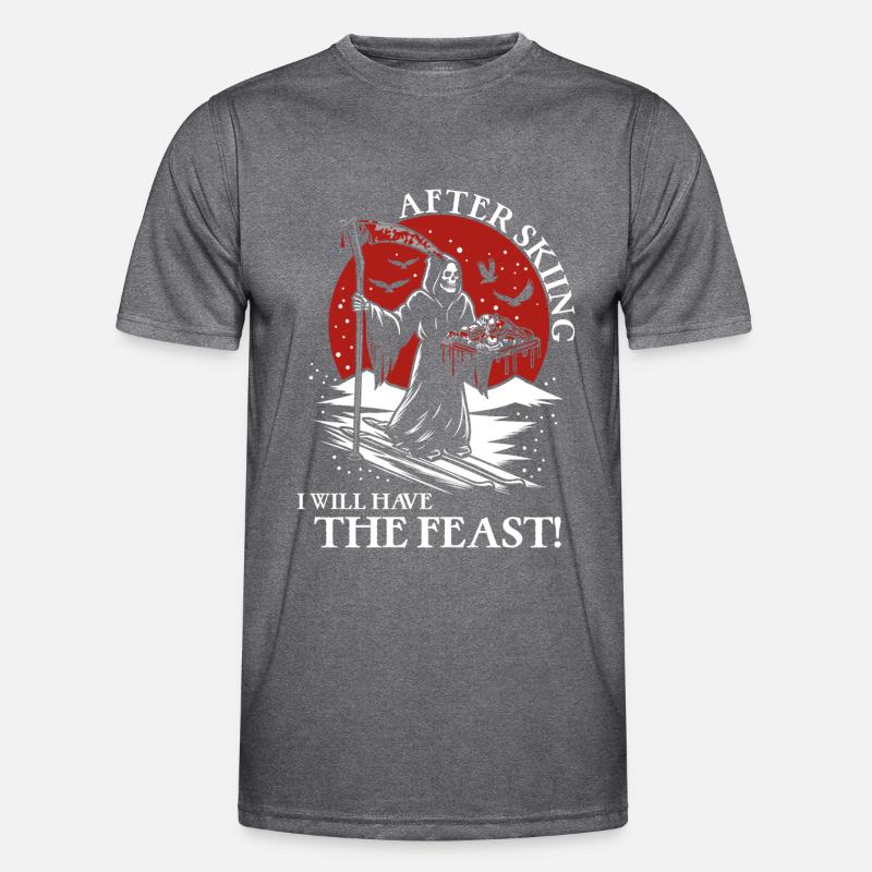 Schauriger Abstieg Männer Funktions-T-Shirt