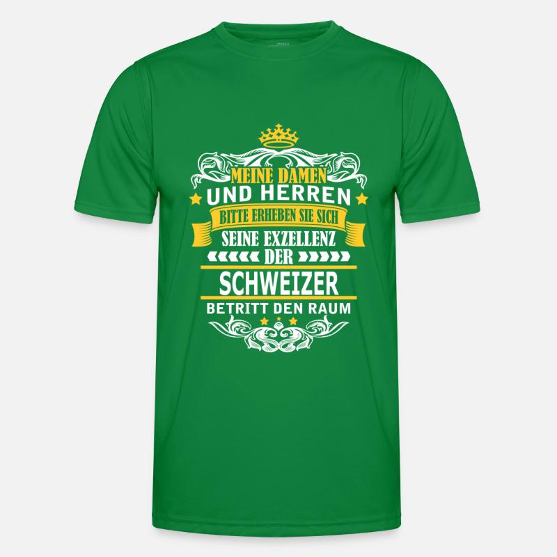 SCHWEIZER Männer Funktions-T-Shirt