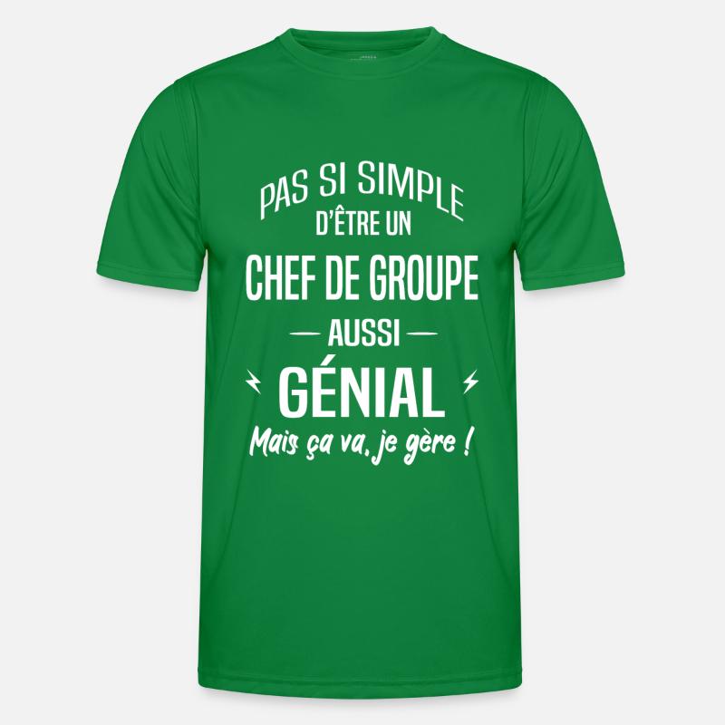 Chef de groupe T-shirt sport Homme