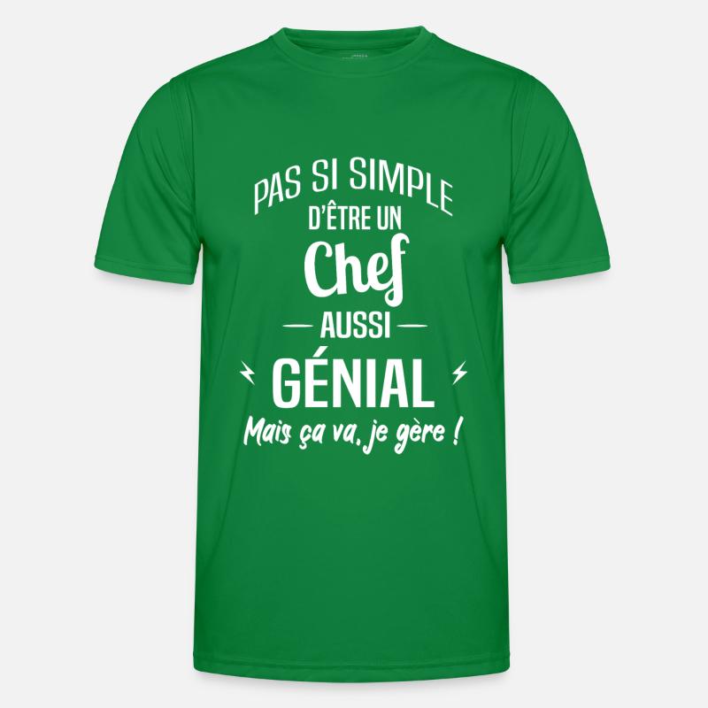 Chef T-shirt sport Homme