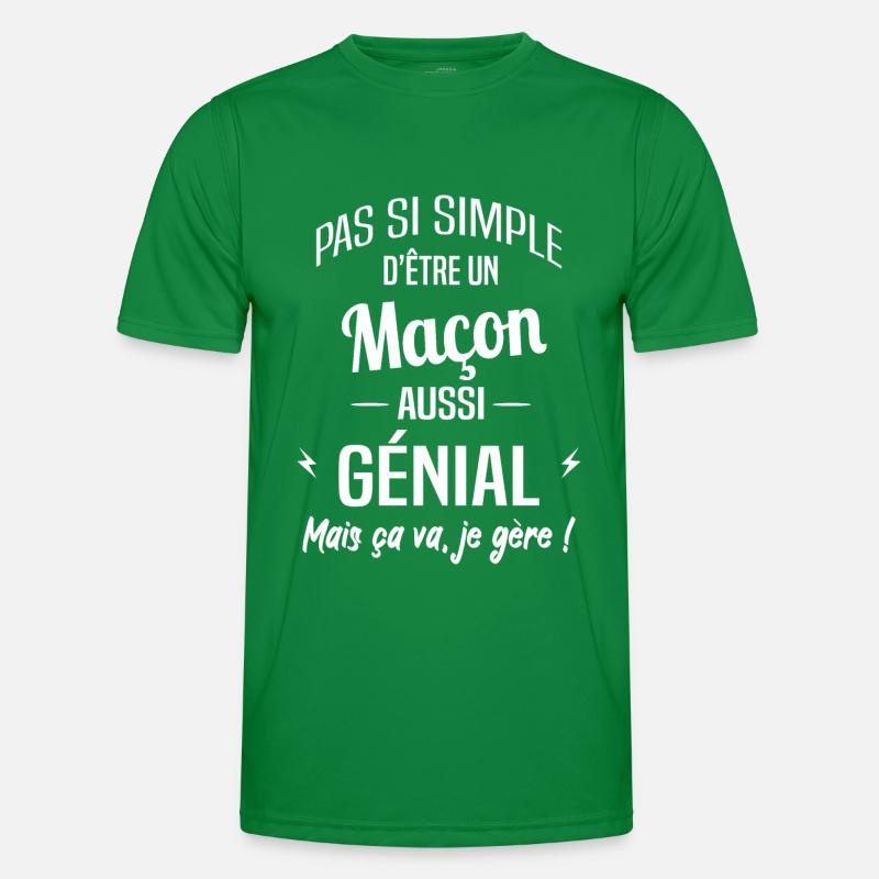 Maçon T-shirt sport Homme